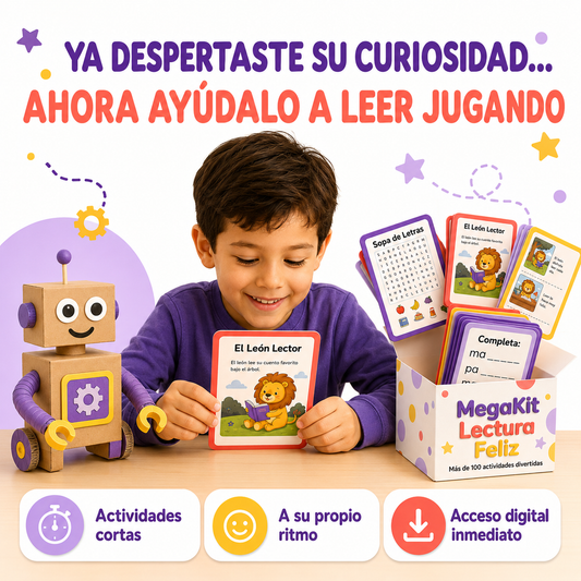 Tu hijo aprenderá a leer jugando | +100 actividades