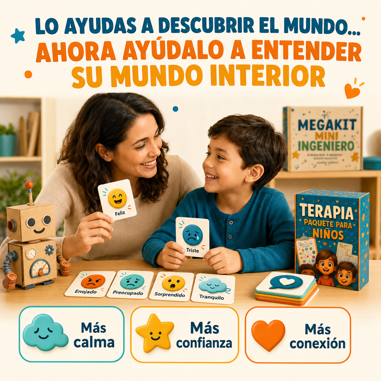 Menos rabietas, más calma y conexión en casa | KIT DE TERAPIA PARA LOS PEQUES